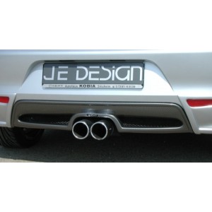 Задний карбоновый диффузор под 2 трубы Ibiza JE DESIGN