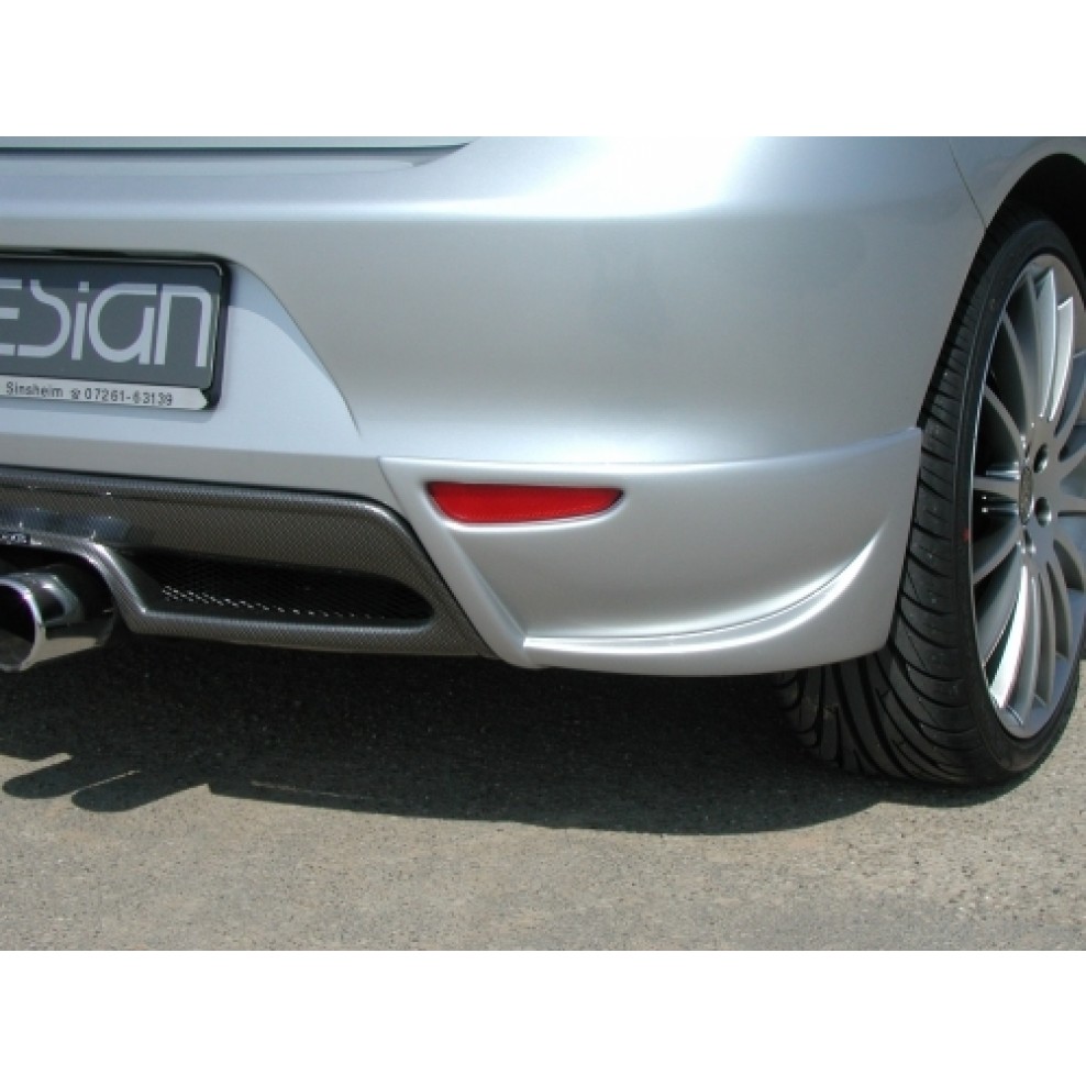 Задний фартук под 2 трубы Ibiza JE DESIGN