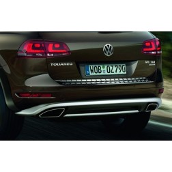 Защита заднего бампера VW Touareg